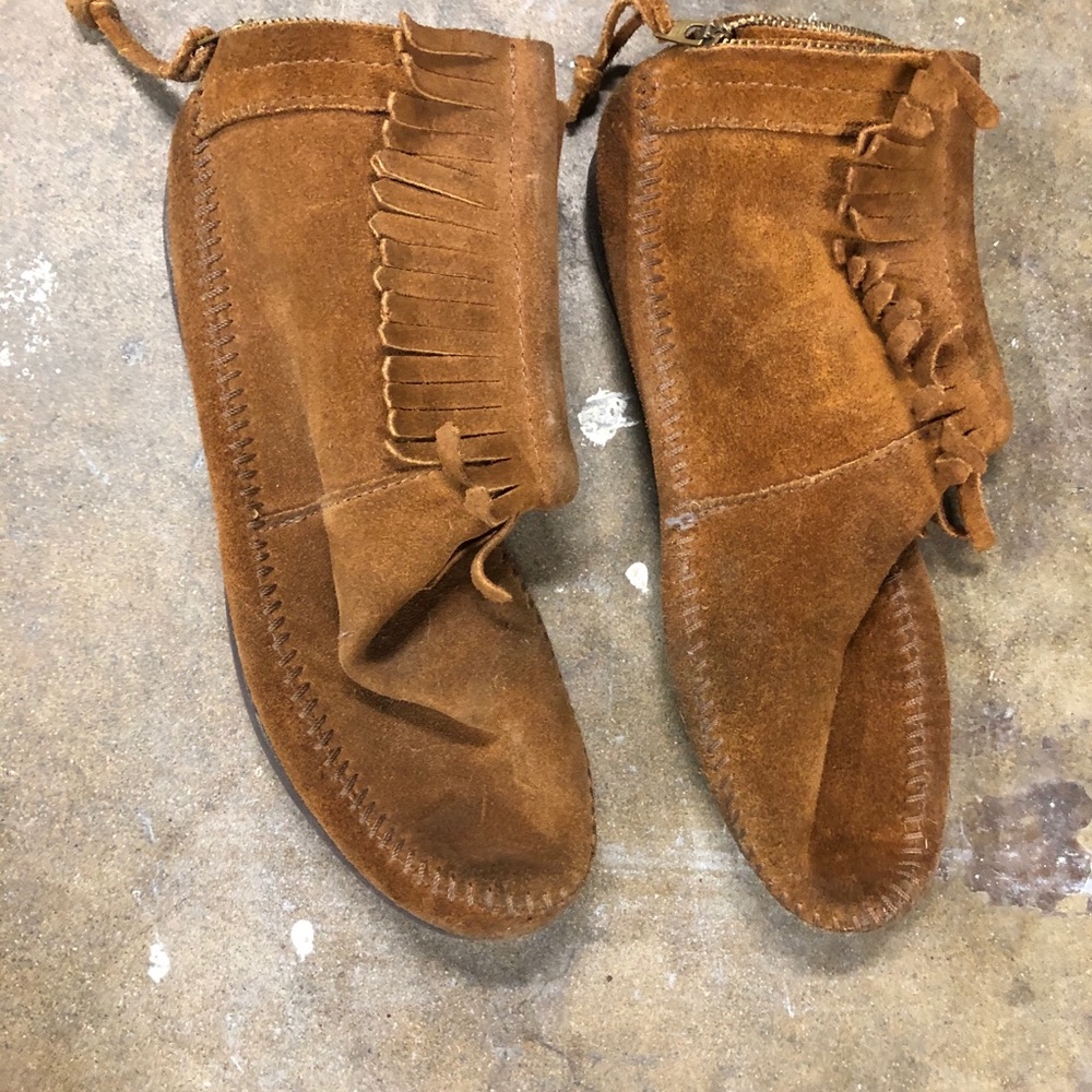 VTG Fringe Minnetonka Moccasin Booty